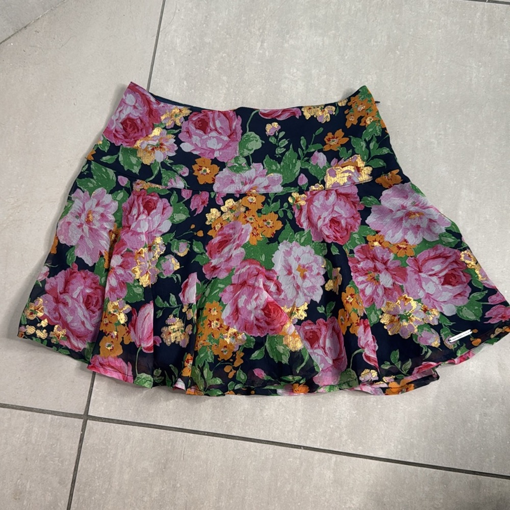 Abercrombie and Fitch Floral Mini Skirt
